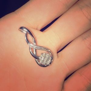 White gold Kay Infinity Pendant